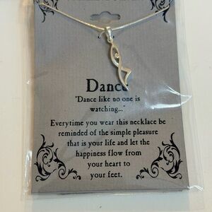 Kohl's Silver Dance Pendant Necklace